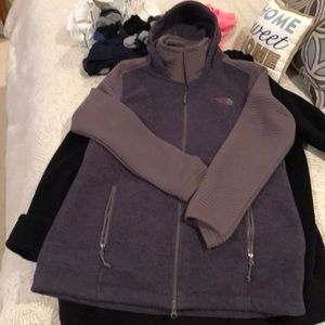Brown north face jacket